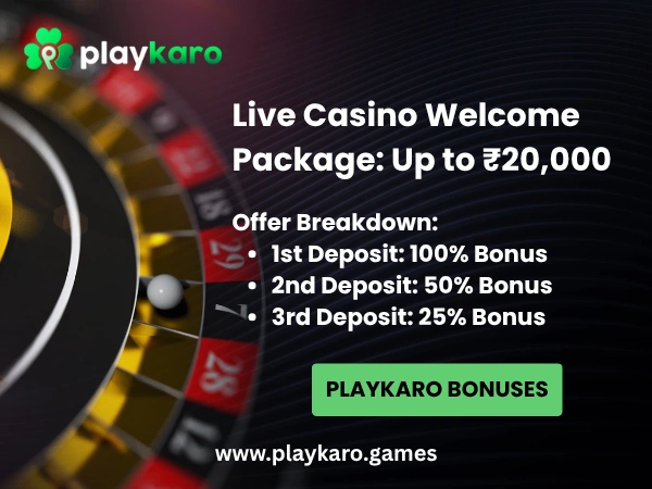 Live Casino Welcome Package_ Up to ₹20,000